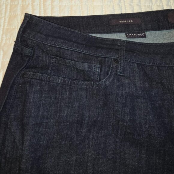 NWT Plus Size Teresa Wide Leg Ankle Jean w/ Plackets - Lightweight Rinse - 24W - Picture 10 of 15